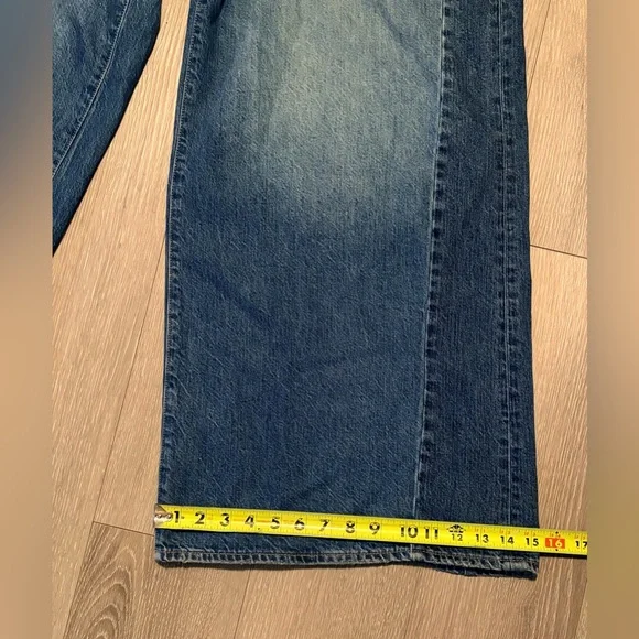 AE77 Premium Super Wide Side Stripe Jean - Picture 6 of 14